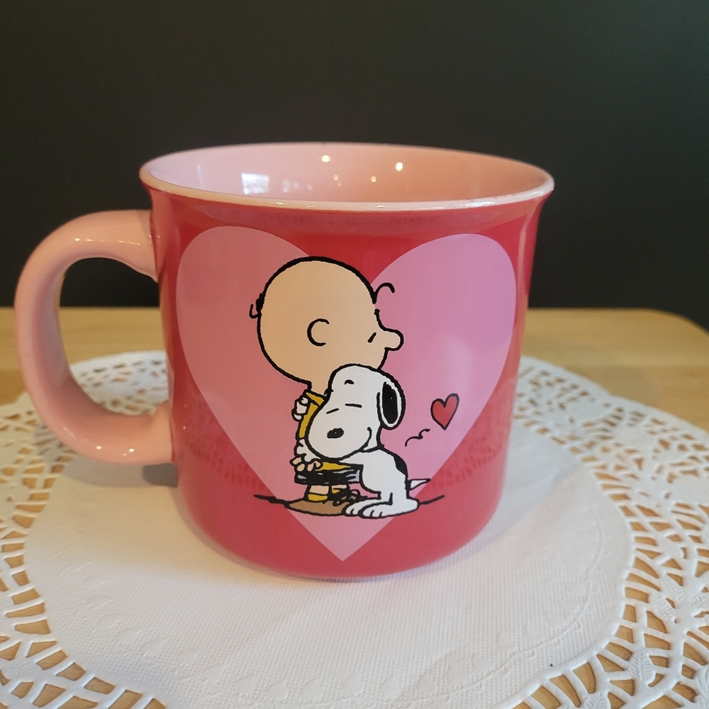 Peanuts Snoopy & Charlie Life is Better with Friends Soup/Coffee Mug - Picture 2 of 8